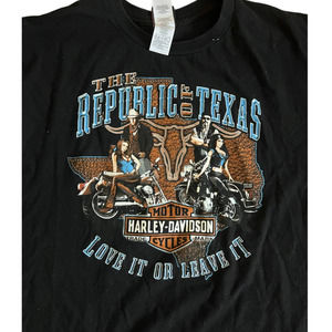 Harley Davidson Beaumont texas shirt 3XL black
